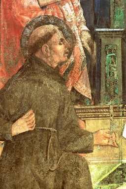 Madonna con Bambino, San Francesco d'Assisi, San Giovanni Battista, Sant'Antonio abate e San Venanzio